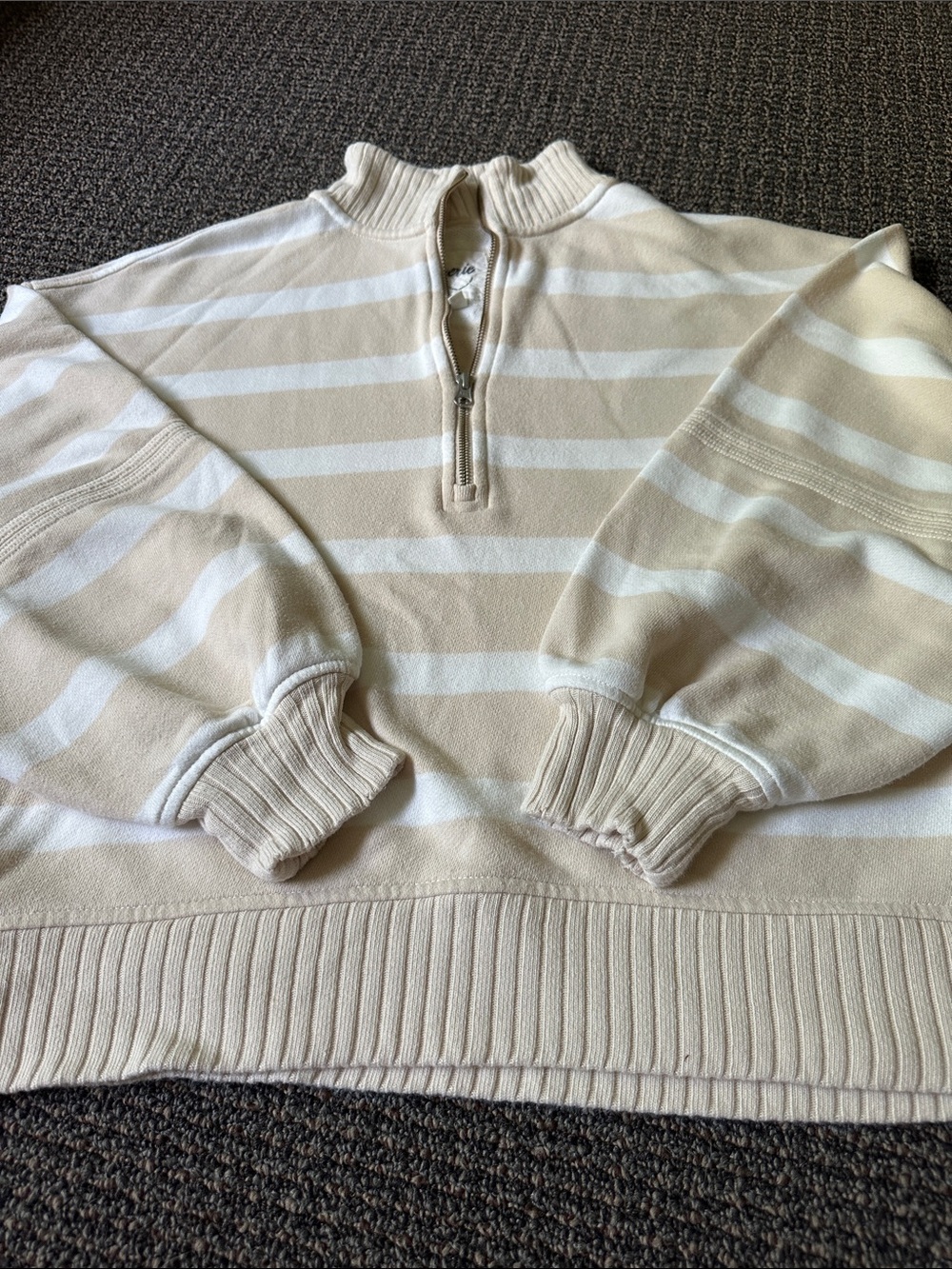 Aerie crew quarter zip sweatshirt